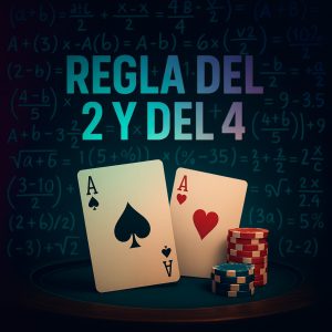 Portada Curso Poker regla del 2 y del 4